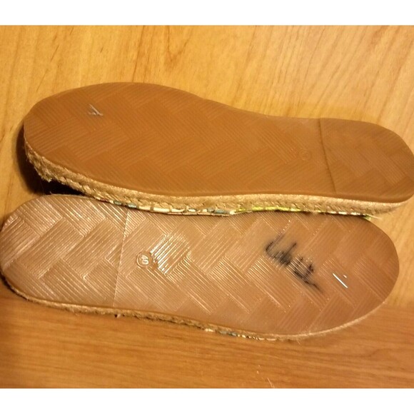 Cotto Owl Canvas Slip On Shoes Espadrille Flats Sz 8.5 Euro 40 Green - Picture 14 of 14